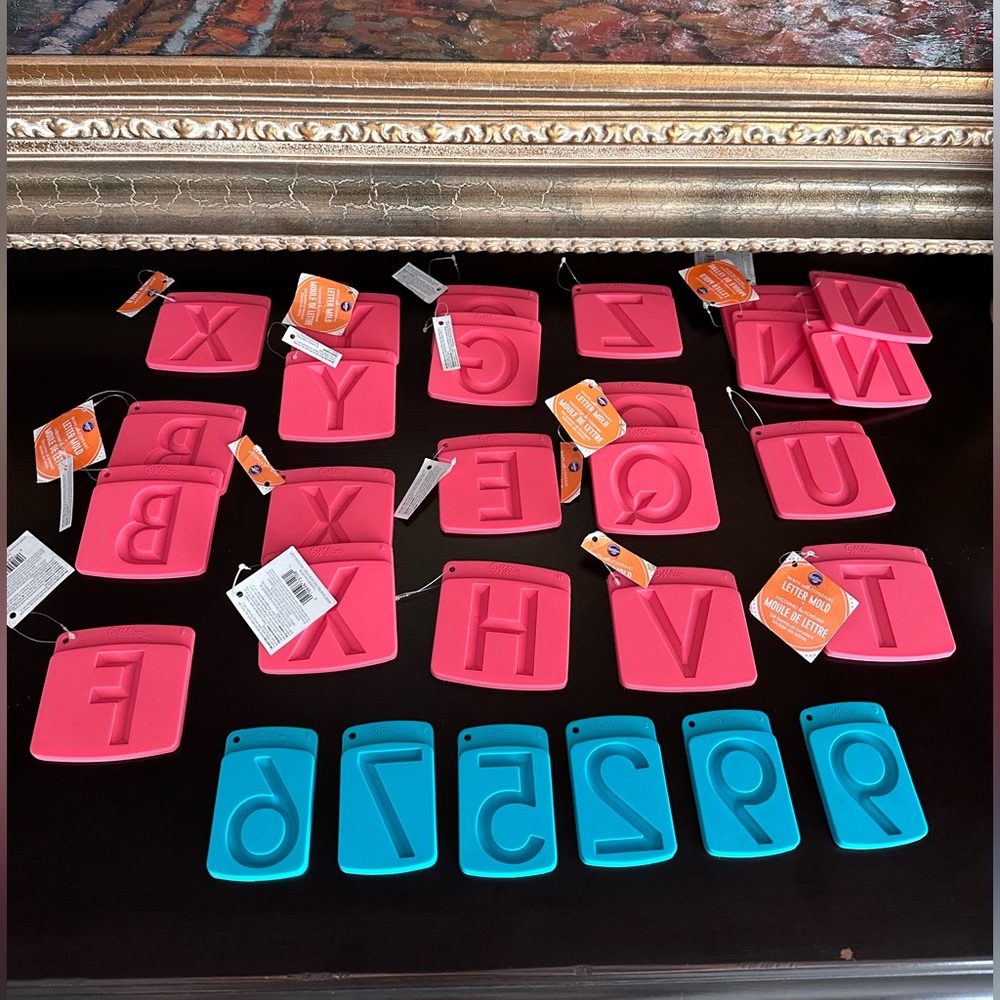Wilton Letter & Number Fondant Molds